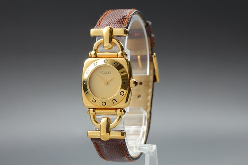 Vintage gucci 6300l gold dial - gold,