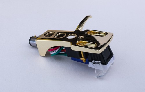 Gold headshell cartridge - headshell, +